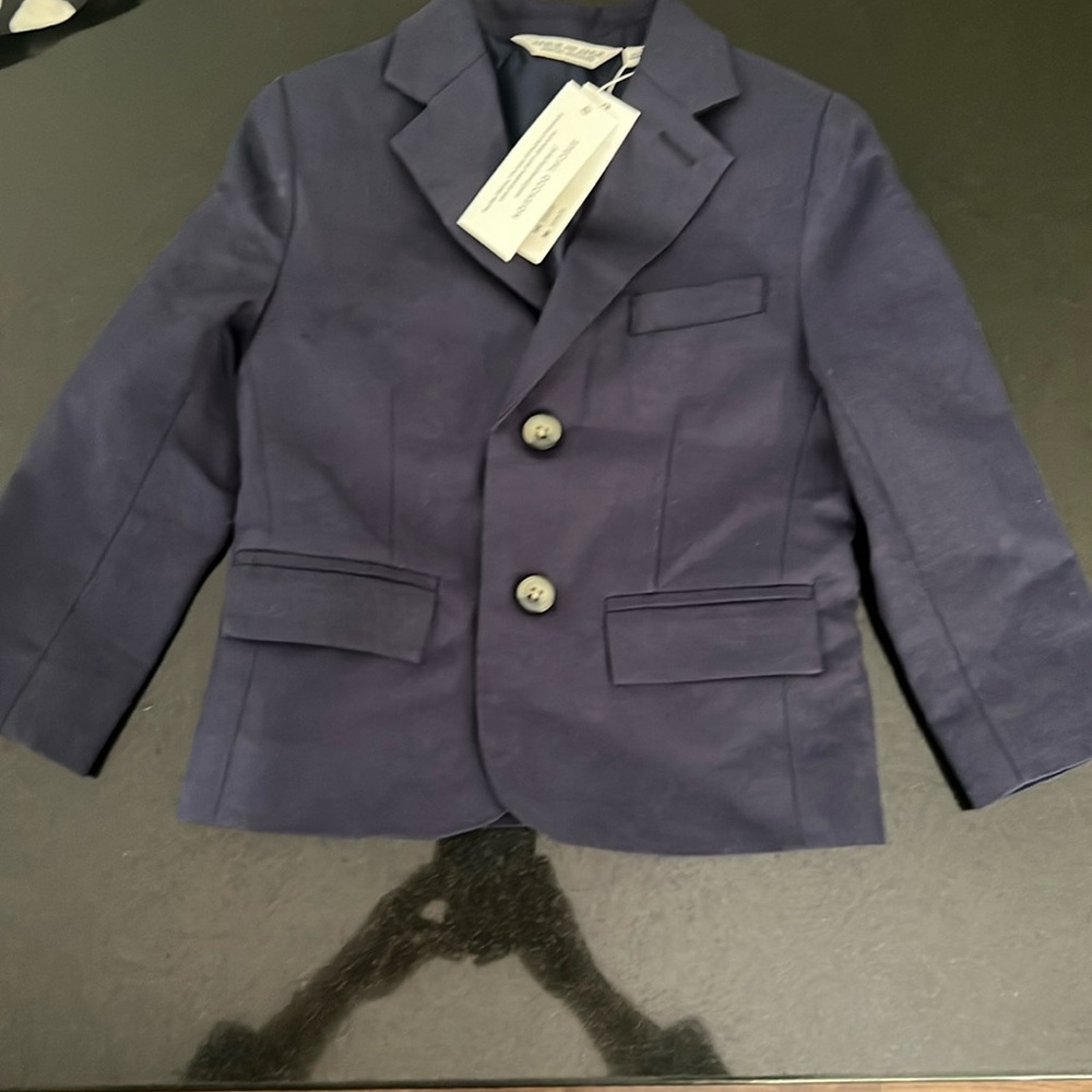 NWT Janie and Jack Navy Blue Blazer - Size 3
